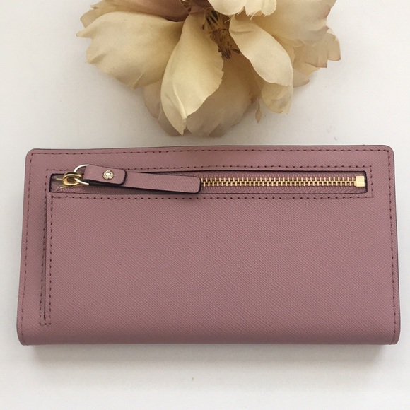 Kate Spade Laurel Way Stacy Wallet - Dusty Peony - Picture 2 of 5
